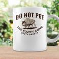 Do Not Pet The Fluffy Cows South Dakota Quote Funny Bison Coffee Mug Gifts ideas