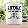 Drag Racing Race Car Pun Vintage I Strip On Weekends Racing Funny Gifts Coffee Mug Gifts ideas