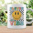 Eleven Is A Vibe 11Th Birthday Smile Face Hippie Boys Girls Coffee Mug Gifts ideas