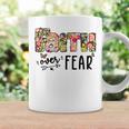 Faith Over Fear Boho Floral Christian Message Faith Gift Faith Funny Gifts Coffee Mug Gifts ideas