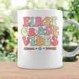 First Grade Vibes Back To School Retro 1St Grade Teacher Coffee Mug Gifts ideas
