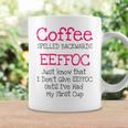 Coffee Quote Coffee Spelled Backwards Eeffoc Coffee Mug Gifts ideas