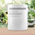 Contentment Quote Definition Coffee Mug Gifts ideas