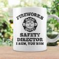 Funny Fireworks Safety Director Firefighter America Red Pyro Coffee Mug Gifts ideas
