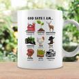 God Says I Am…Funny Farm Animal Christian Believer Western Coffee Mug Gifts ideas