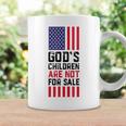 Gods Children Are Not For Sale Us Flag Christian Coffee Mug Gifts ideas