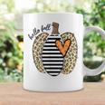 Hello Fall Yall Leopard Pumpkin Heart Happy Thanksgiving Coffee Mug Gifts ideas