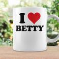 I Heart Betty First Name I Love Personalized Stuff Coffee Mug Gifts ideas