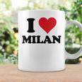 I Heart Milan First Name I Love Personalized Stuff Coffee Mug Gifts ideas