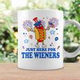 Im Just Here For The Wieners Funny Fourth Of July Coffee Mug Gifts ideas