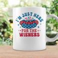 Im Just Here For The Wieners Hot Dog Funny Fourth Of July Coffee Mug Gifts ideas