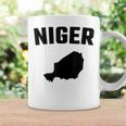 Isolated Black Silhouette Of A Map Of Niger Coffee Mug Gifts ideas