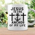Jesus Is The Anchor Of My Life Quote Anchor Crosses Coffee Mug Gifts ideas