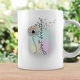 Just Breathe Dandelion Inspirational Quotes Motivational Coffee Mug Gifts ideas