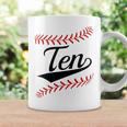 Kids 10 Year Old 10Th Baseball Softball Birthday Party Boys Girls Coffee Mug Gifts ideas