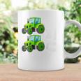 Kids 2Nd Birthday Boy Two Tractors Kids Toddler Farming Birthday Coffee Mug Gifts ideas
