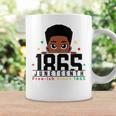 Kids Junenth Celebrating 1865 Black Boy Kids Toddlers Coffee Mug Gifts ideas