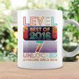 Kids Vintage 7Th Birthday Unlocked Level 7 Game Controller Boys Coffee Mug Gifts ideas