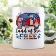 Land Of The Free American Flag Gnomes Funny Camping July 4Th Coffee Mug Gifts ideas