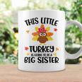 This Little Turkey Is Going To Be A Big Sister Thanksgiving Coffee Mug Gifts ideas