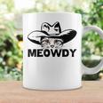 Meowdy Funny Mashup Between Meow And Howdy Cat Meme Coffee Mug Gifts ideas