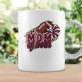 Mom Of Both Football And Cheer Leopard Maroon Coffee Mug Gifts ideas