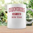 Ogdensburg New York Ny Vintage Sports Red Coffee Mug Gifts ideas