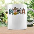 Pig Mama Pig Mom Sunflower Country Farm Life Cowhide Coffee Mug Gifts ideas