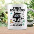 Proud Boyfriend Of A Class Of 2023 Graduate Funny Black Cat Coffee Mug Gifts ideas