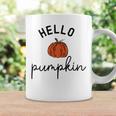 Pumpkin Halloween Hello Pumpkin Fall Thanksgiving Pocket Fall Thanksgiving Coffee Mug Gifts ideas