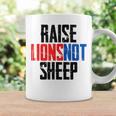 Raise Lions Not Sheep Distressed Patriot Party 1776 Coffee Mug Gifts ideas