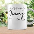 Rest In Paradise Jimmy Margarita Guitar Coffee Mug Gifts ideas