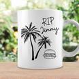 Rest In Peace Jimmy Cheeseburger Palm Trees Coffee Mug Gifts ideas