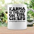 Retro Groovy Karma Is The Guy On The Chief Coffee Mug Gifts ideas