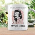 Retro Sarcastic 50'S Housewife Memes Sarcastic Cardio Quote Coffee Mug Gifts ideas