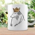 Rough Collie Dog Wearing Crown Coffee Mug Gifts ideas