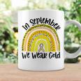 In September We Wear Gold Childhood Cancer Awareness Coffee Mug Gifts ideas
