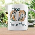 Soccer Mom Watercolor Pumpkin Fall Thanksgiving Halloween Coffee Mug Gifts ideas