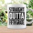 Straight Outta Fifth Grade School Graduate 2022 Fifth Grade Coffee Mug Gifts ideas