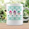 Ugly Christmas Sweater Style Snowmen Coffee Mug Gifts ideas