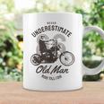 Never Underestimate Old Man Ride Motorcycle Rider Biker Coffee Mug Gifts ideas