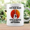 Never Underestimate An Old September Man With A Guitar Coffee Mug Gifts ideas