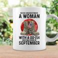 Never Underestimate A Woman With A Dd-214 September Coffee Mug Gifts ideas