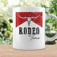 Vintage Bull Skull Western Life Country Rodeo Time Coffee Mug Gifts ideas
