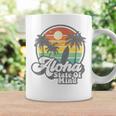 Vintage Hawaii Aloha State Hawaiian Beach Surfing Surf Coffee Mug Gifts ideas