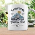 Vintage Retro Yellowstone National Park Hiking Coffee Mug Gifts ideas