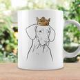Vizsla Dog Wearing Crown Coffee Mug Gifts ideas