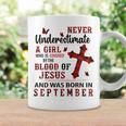 W3lp Never Underestimate Christian Girl September Birthday Gift For Womens Coffee Mug Gifts ideas