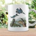 Watercolor Belted Kingfisher Bird Eat Fish Nature Birding Coffee Mug Gifts ideas