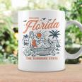 Welcome To Florida Funny Vintage Gator Beach Sunshine State Florida Gifts & Merchandise Funny Gifts Coffee Mug Gifts ideas